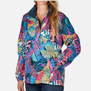 Multi color nylon raincoat